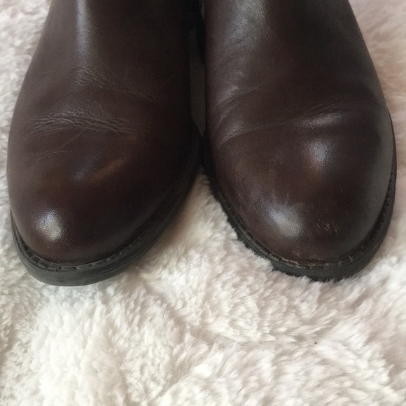 Franco Sarto Cyan Leather Ankle Bootie - Picture 5 of 7